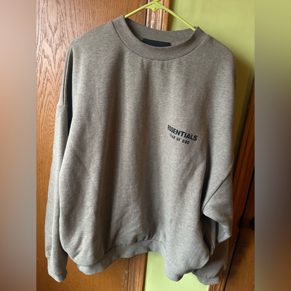 Fear of God Essentials Heather Grey Sweater